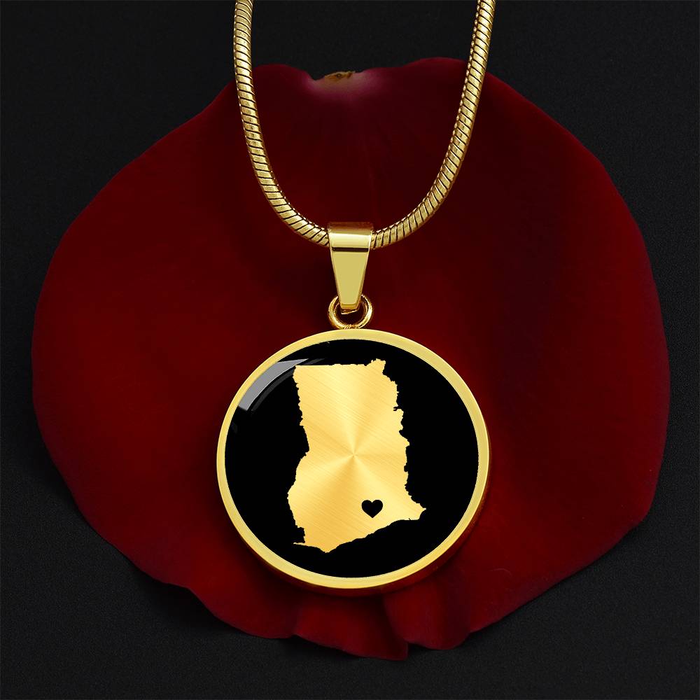 Ghana Necklace - Ghana Gift