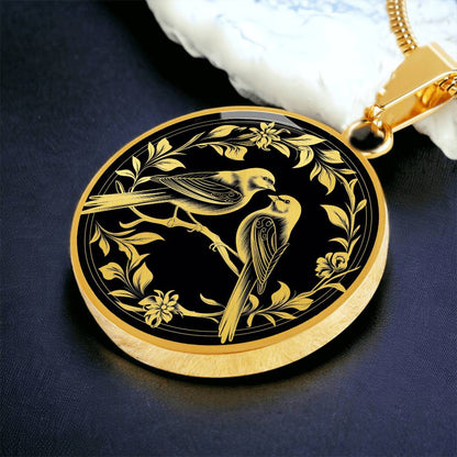 Personalized Love Bird Necklace