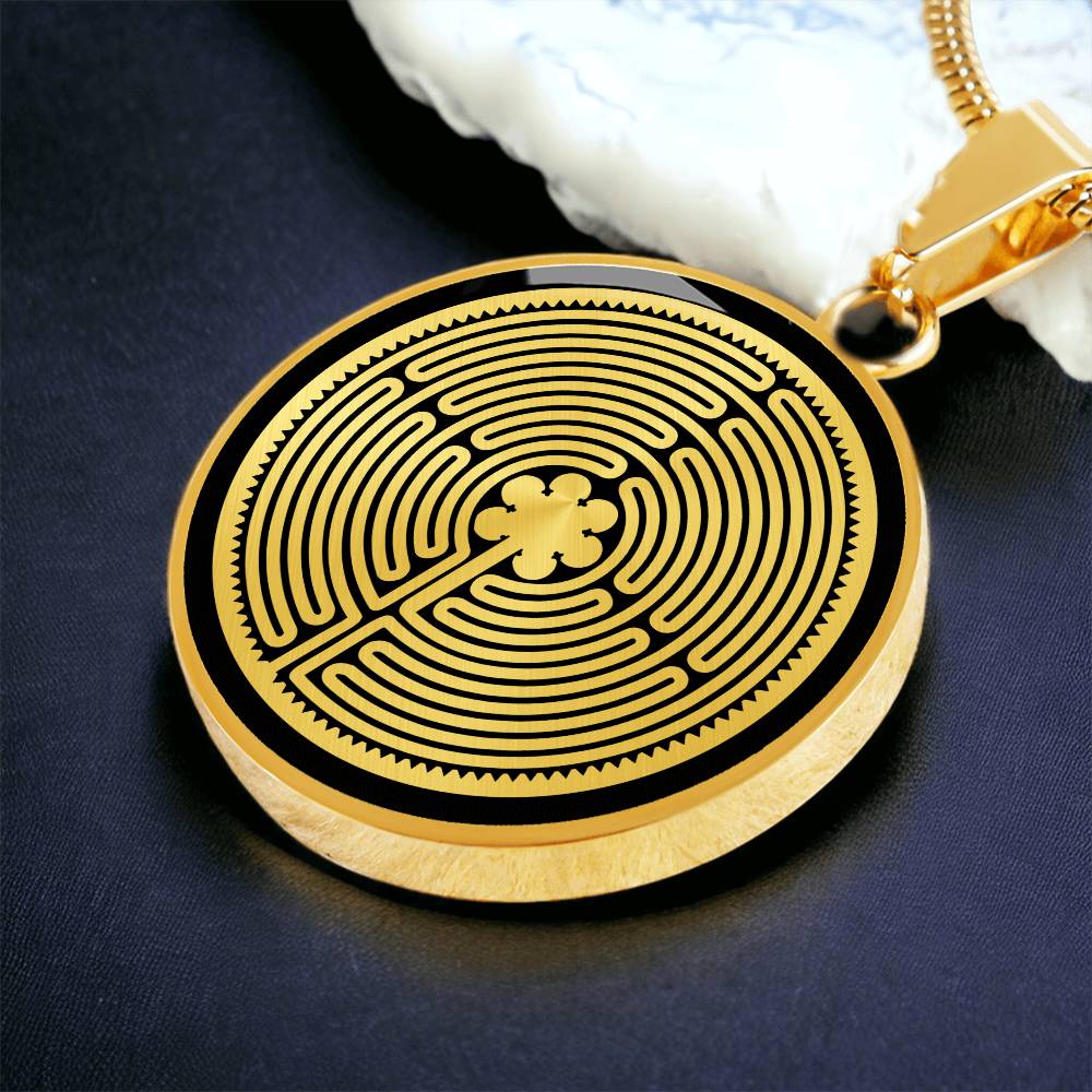 Personalized Labyrinth Necklace