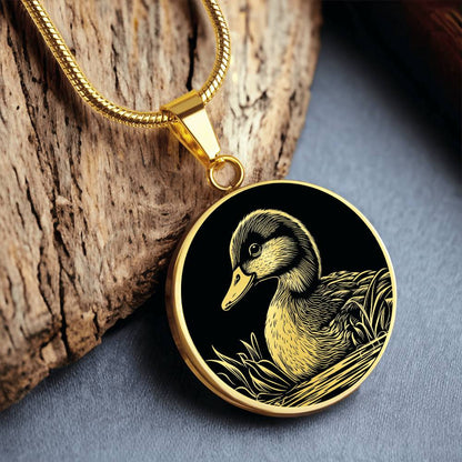 Personalized Duckling Necklace