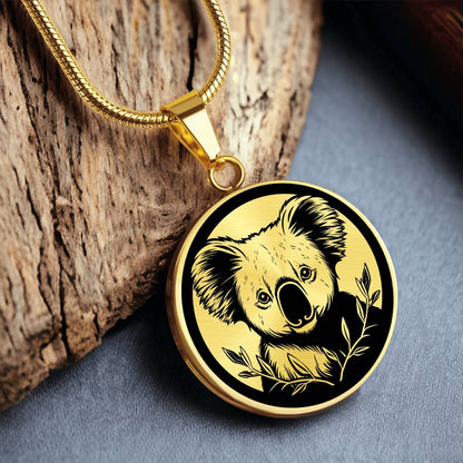 Personalized Koala Necklace