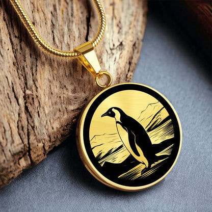 Personalized Penguin Necklace