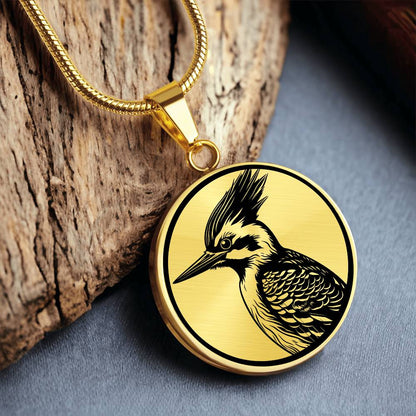 Personalized Woodpecker Necklace