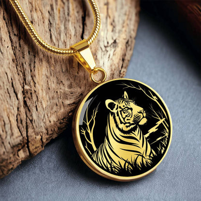 Personalized Tiger Necklace