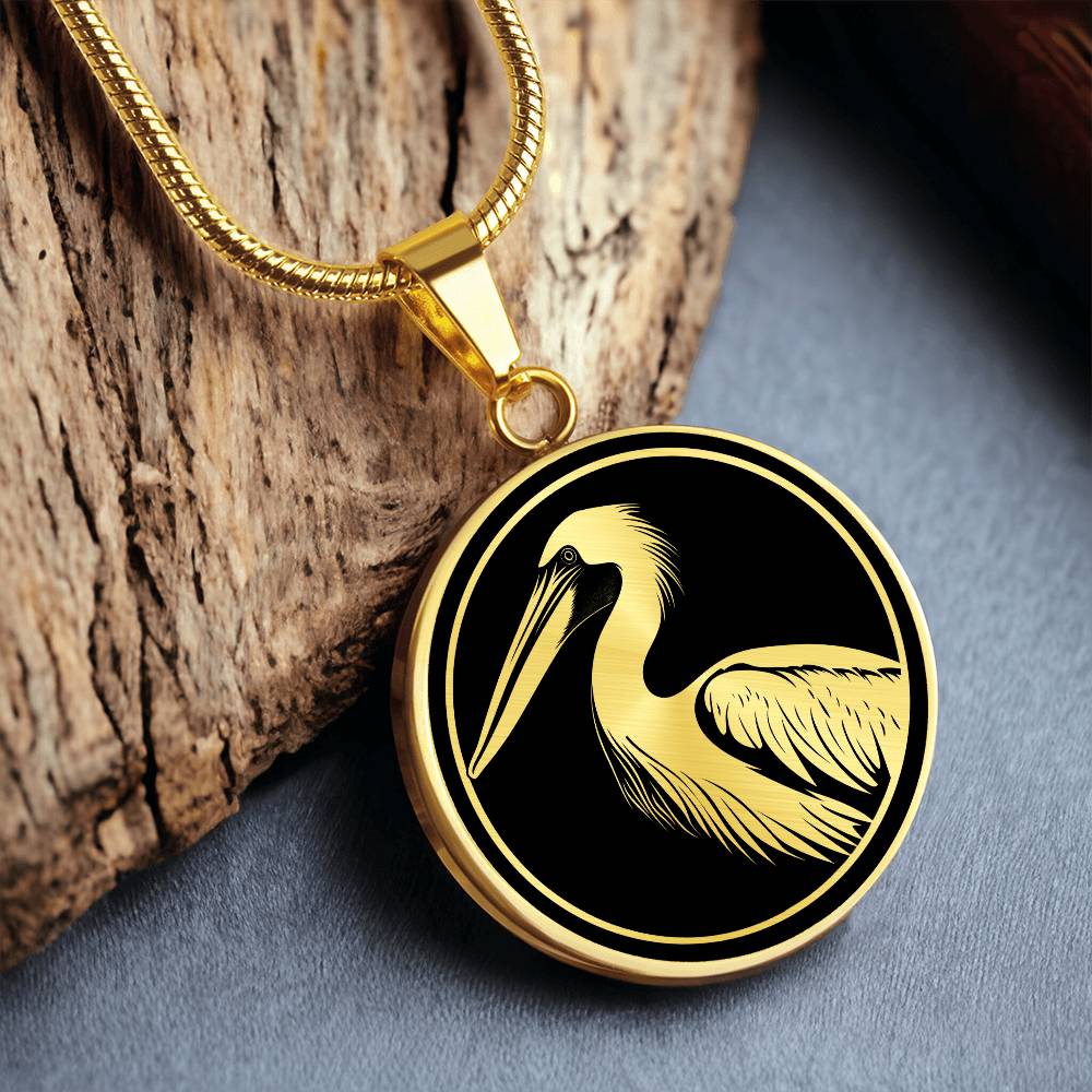 Personalized Pelican Necklace