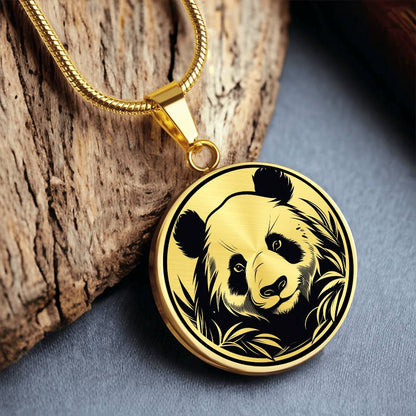 Personalized Panda Necklace