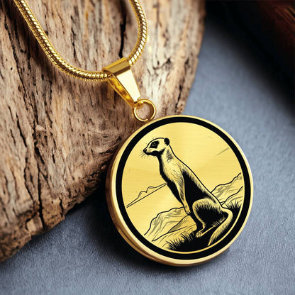 Personalized Meerkat Necklace