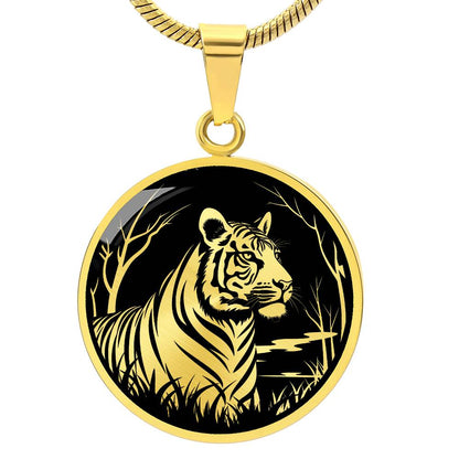 Personalized Tiger Necklace