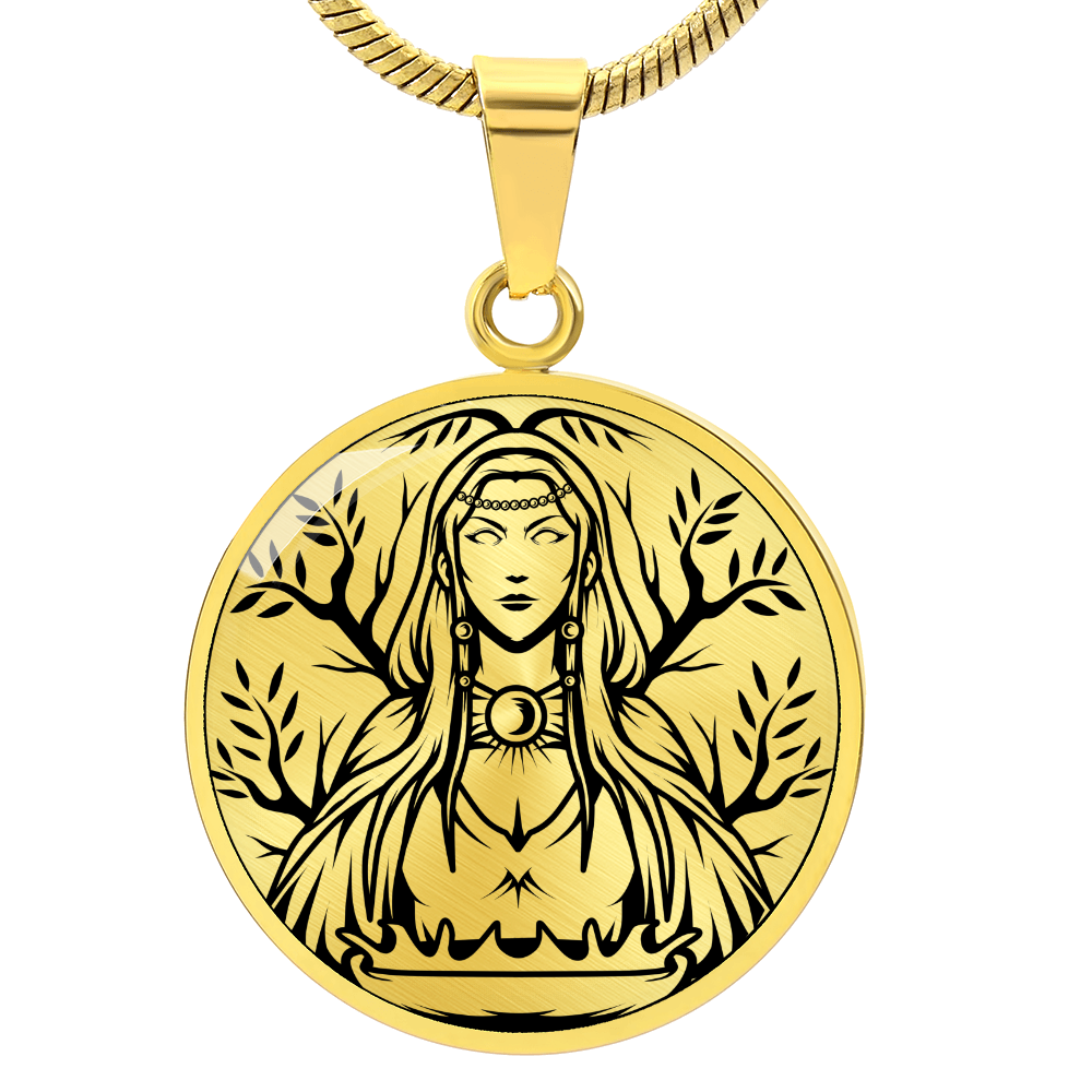 Danu Necklace - Celtic Mother Goddess