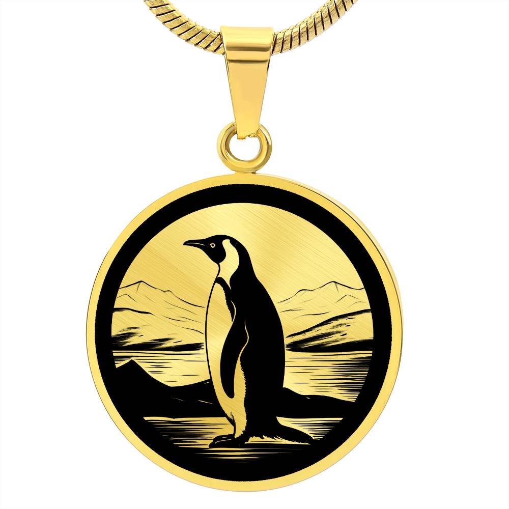 Personalized Penguin Necklace