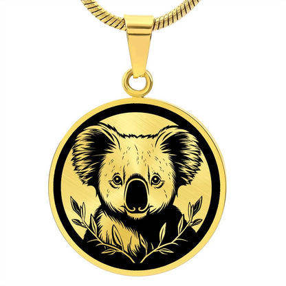 Personalized Koala Necklace