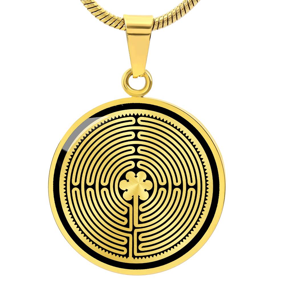 Personalized Labyrinth Necklace