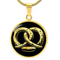Personalized Pretzel Necklace