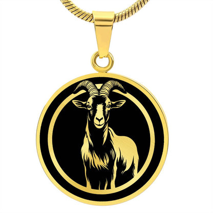 Personalized Goat Necklace