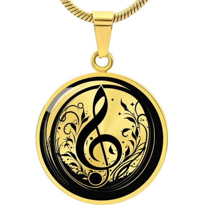 Persoanlized Music Note Necklace