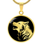 Personalized Wolf Necklace