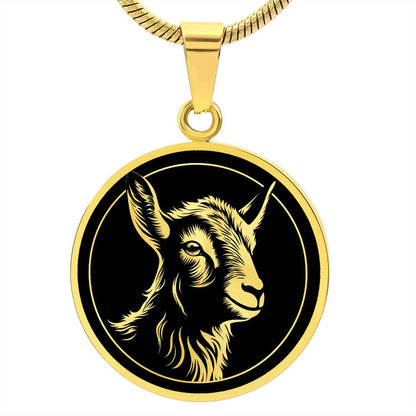 Personalized Baby Goat Kid Necklace