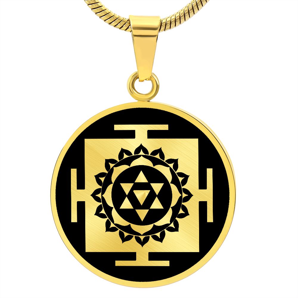 Bagalamukhi Yantra Necklace