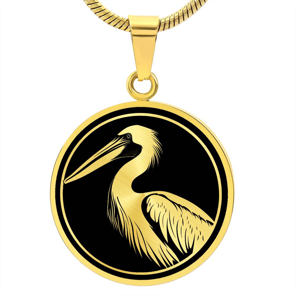 Personalized Pelican Necklace