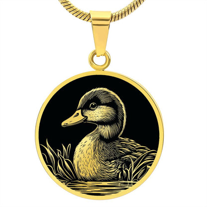 Personalized Duckling Necklace