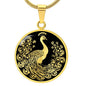 Personalized Peacock Necklace