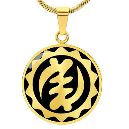 Personalized Gye Nyame Necklace