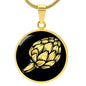 Personalized Artichoke Necklace