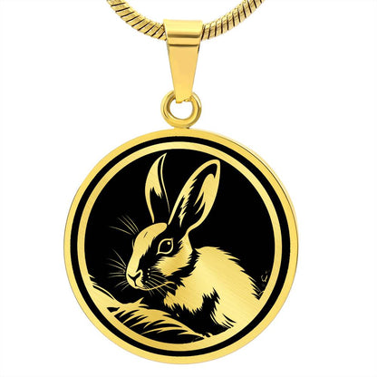 Personalized Bunny Necklace