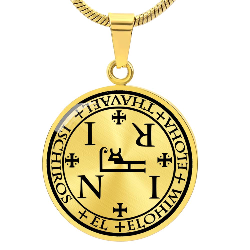 Personalized Archangel Thavael Sigil Necklace