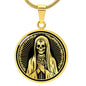 Personalized Santa Muerte Necklace