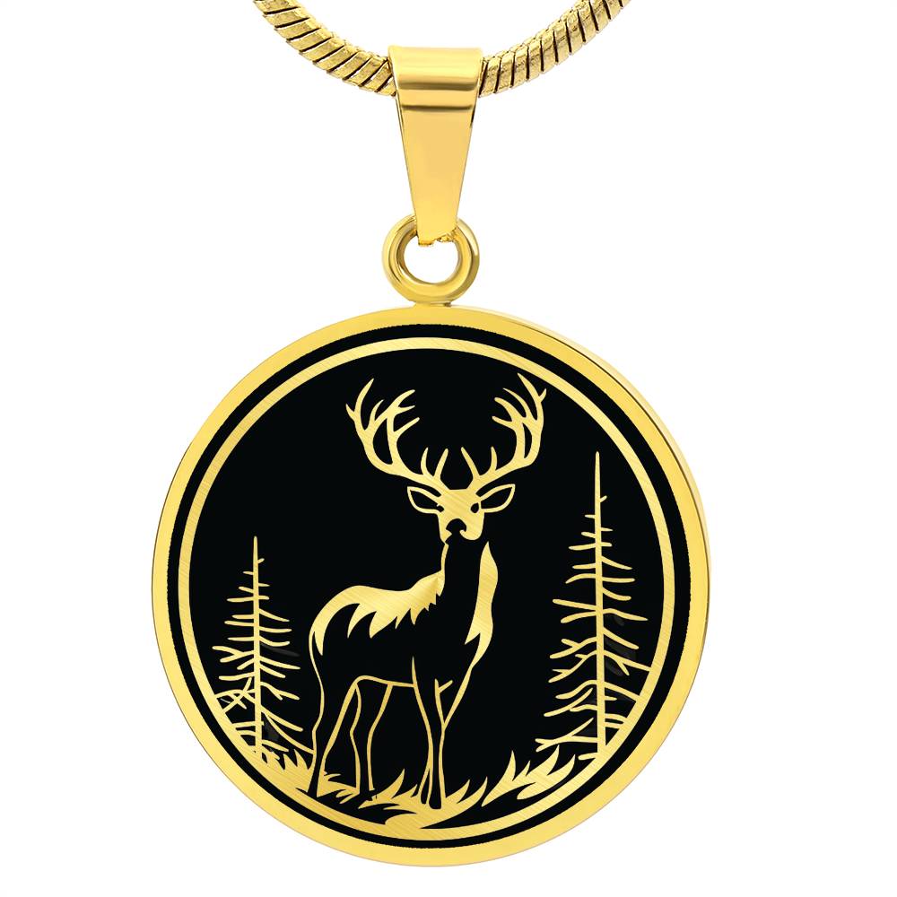 Deer Necklace - Wildlife Jewelry