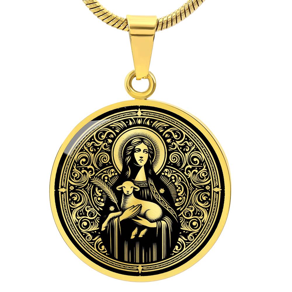 Saint Agnes of Rome Medal