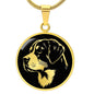 Personalized Greater Swiss Mountain Dog Necklace