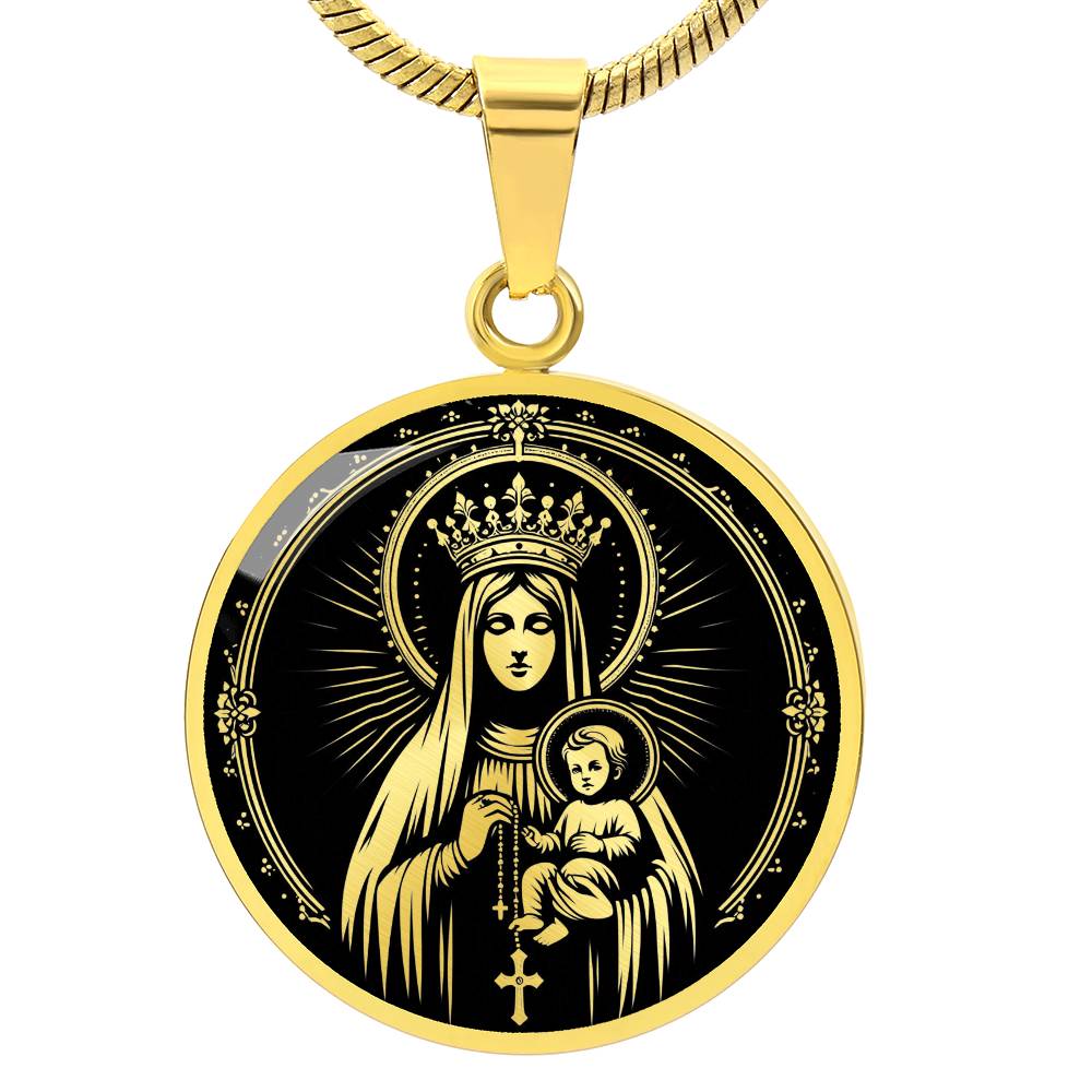 Our Lady of Rosary Medal