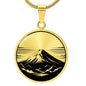 Personalized Mount Fuji Necklace