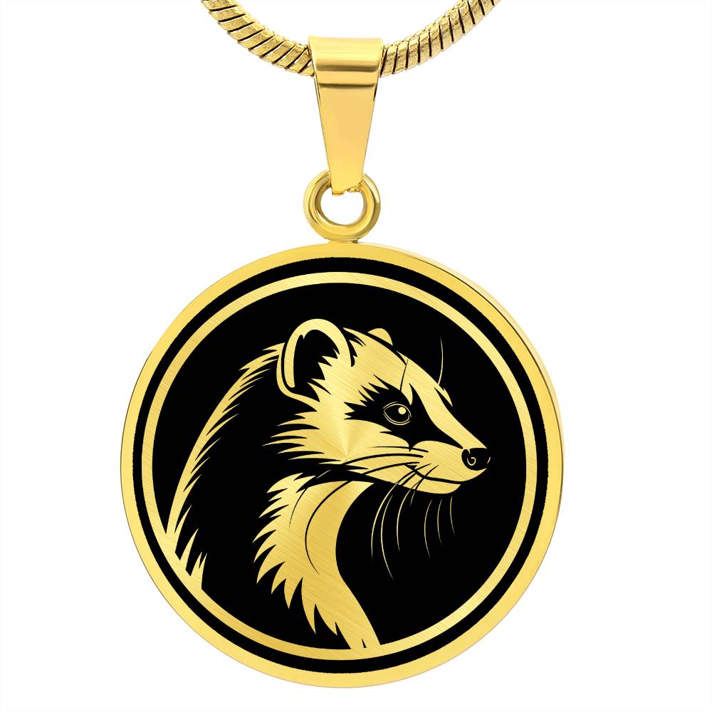 Personalized Ferret Necklace