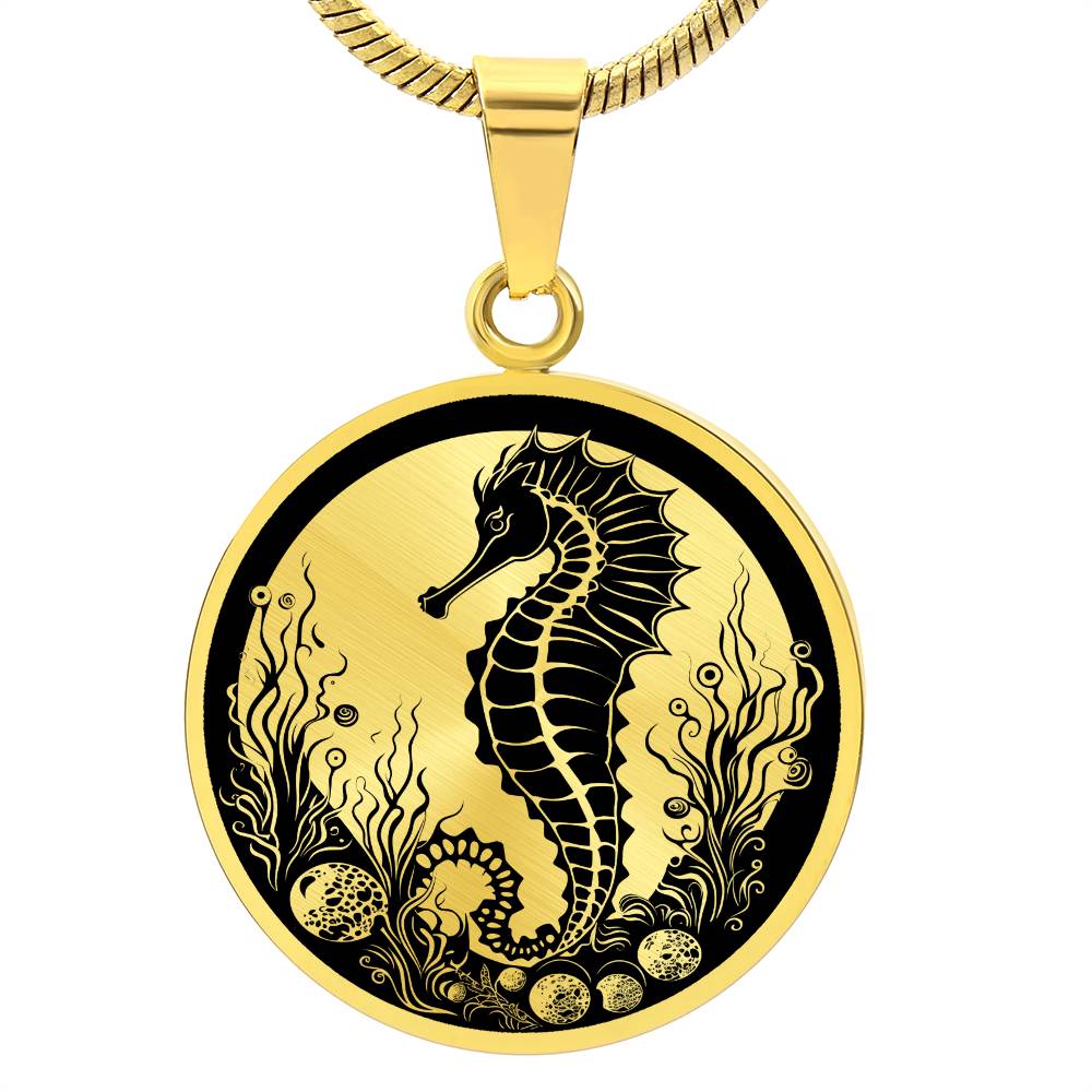 Personalized Seahorse Necklace