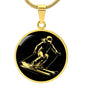 Personalized Skiing Necklace