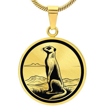 Personalized Meerkat Necklace