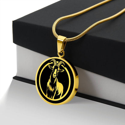 Personalized Goat Necklace