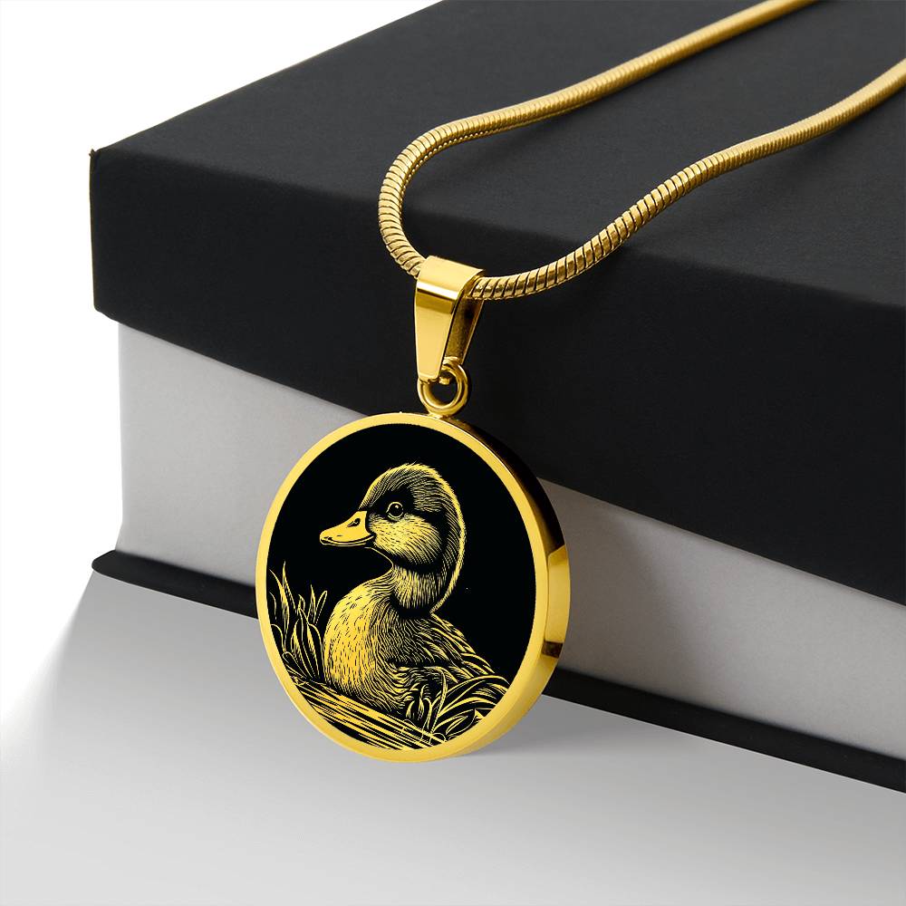 Personalized Duckling Necklace