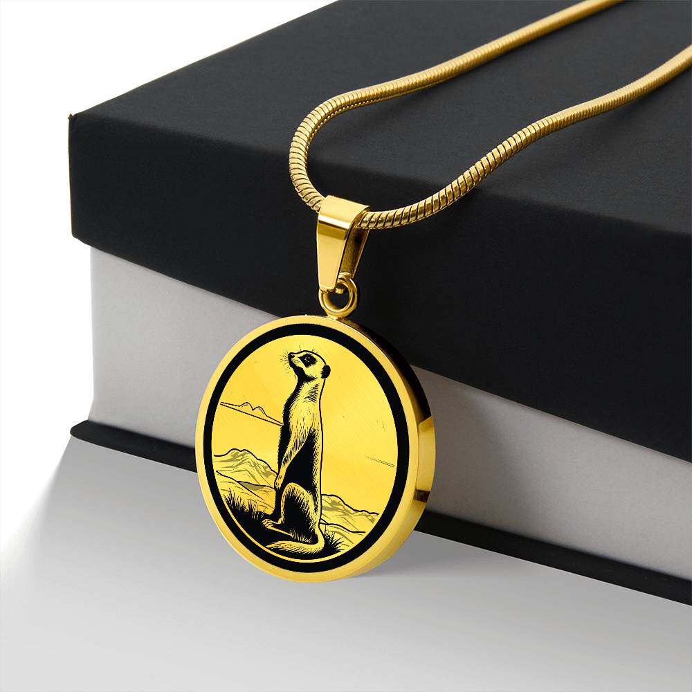 Personalized Meerkat Necklace