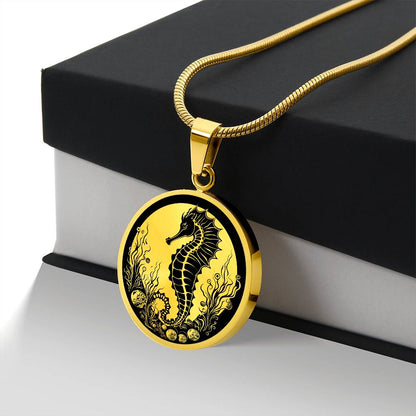 Personalized Seahorse Necklace