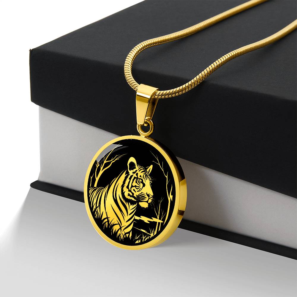 Personalized Tiger Necklace