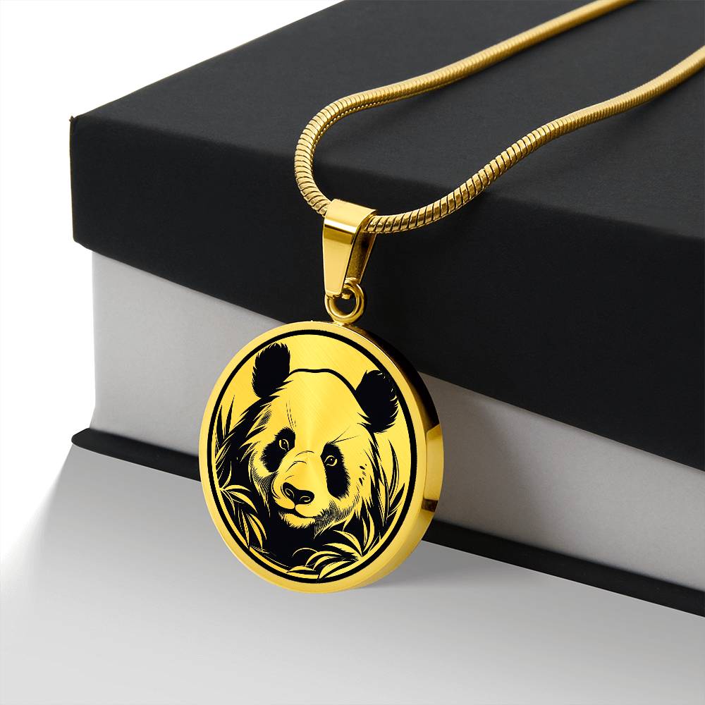 Personalized Panda Necklace