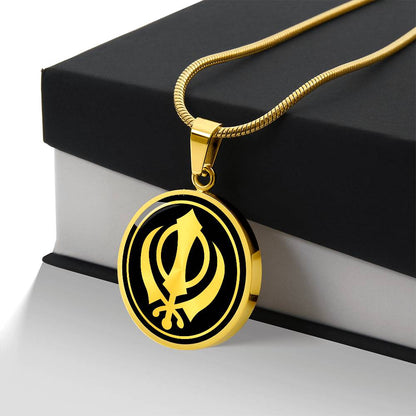 Personalized Khanda Necklace