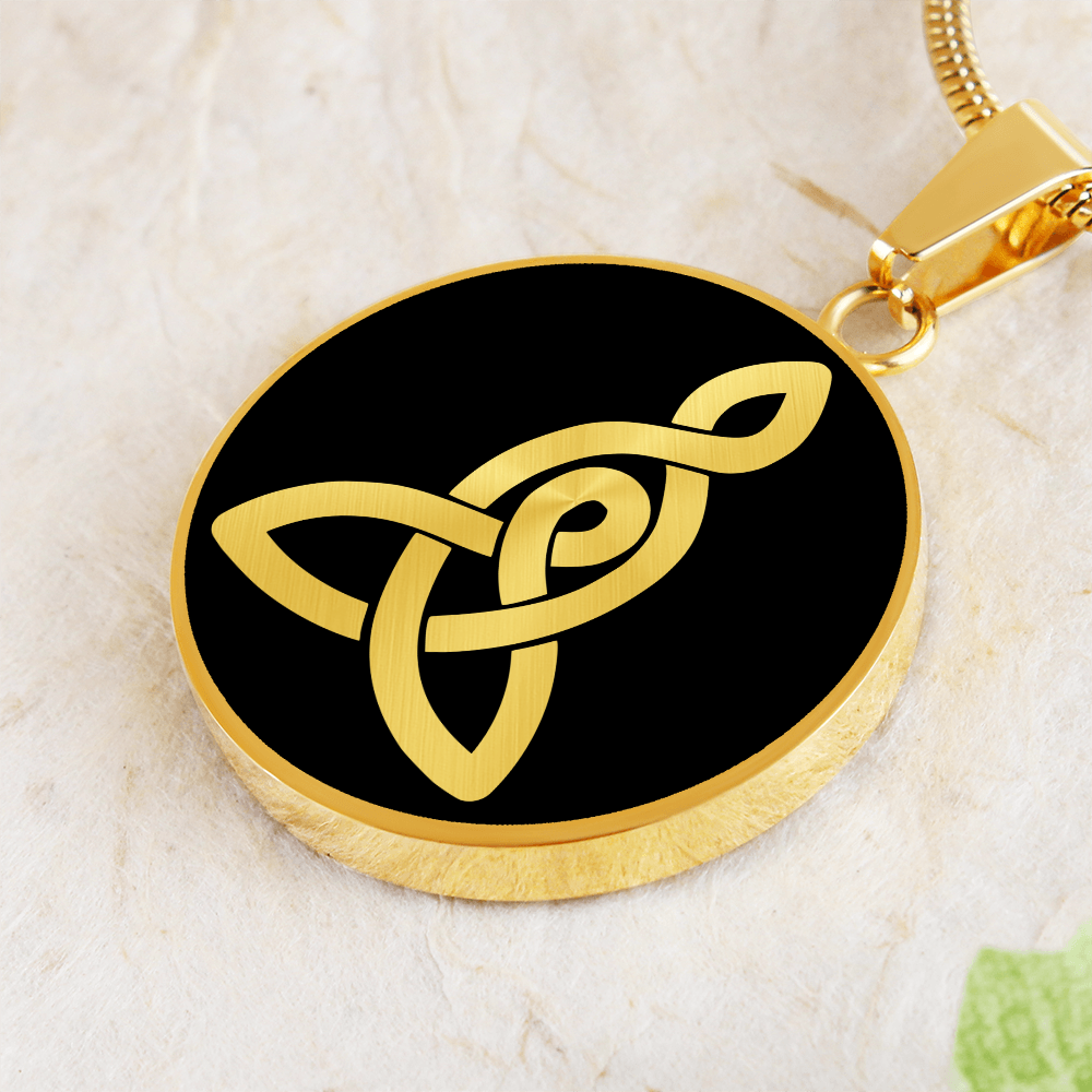 Mother Child Celtic Knot Necklace