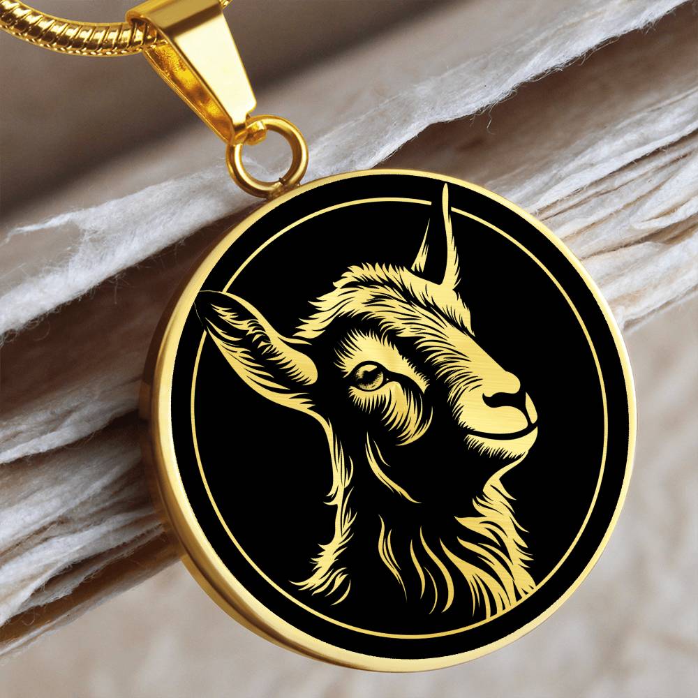 Personalized Baby Goat Kid Necklace