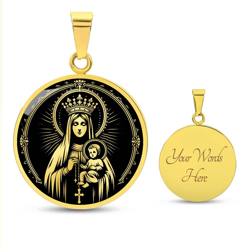 Our Lady of Rosary Medal