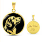 Personalized Golden Retriever Necklace